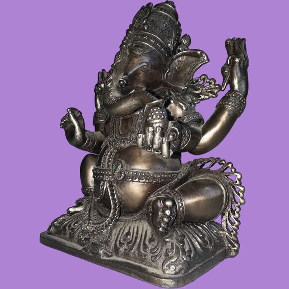 Lord Ganesha Hindu Statue Lord of Success Remover of Obstacles - Picture 2 of 16
